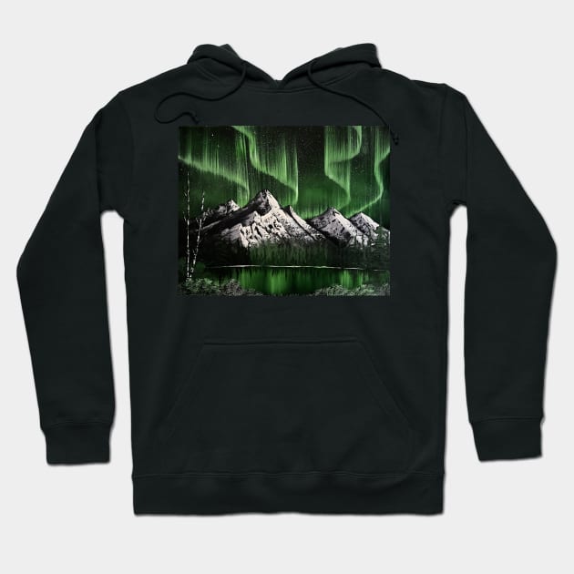 Green Northern Lights Hoodie by J&S mason